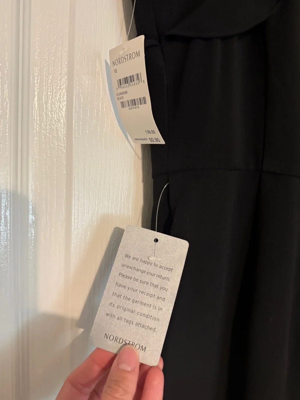 Chelsea28 Black Ruffle-Sleeve Midi Sheath Dress - Picture 3 of 3